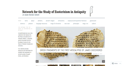 Desktop Screenshot of ancientesotericism.org